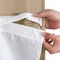 Americanflat 72x75 Hookless Waffle Pattern Shower Curtain - Water-Resistant Long Shower Curtain with Sheer Panel, Snap-In Liner, and Grommets